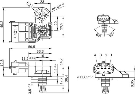 BOSCH Sensor, Ladedruck