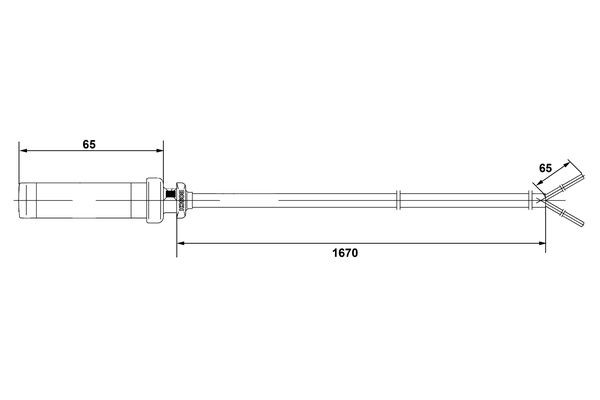 BOSCH Sensor, Raddrehzahl