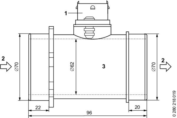 BOSCH Luftmassenmesser