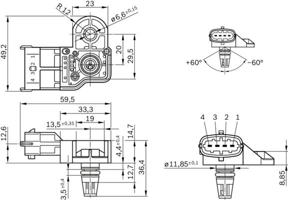 BOSCH Sensor, Ladedruck