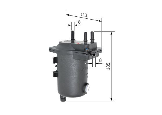 BOSCH Kraftstofffilter
