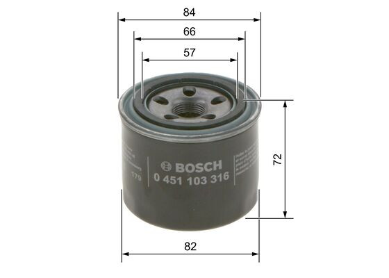 BOSCH Ölfilter