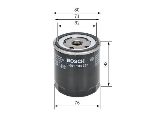 BOSCH Ölfilter