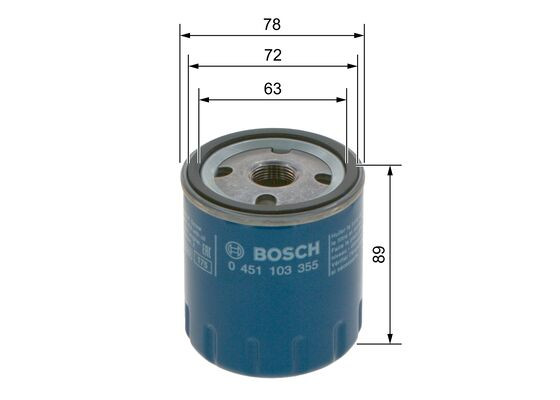 BOSCH Ölfilter