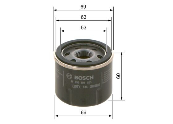 BOSCH Ölfilter