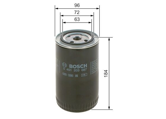 BOSCH Ölfilter