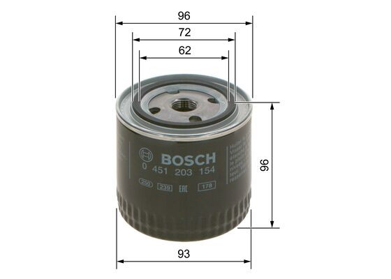 BOSCH Ölfilter