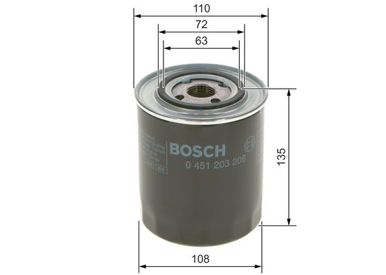 BOSCH Ölfilter