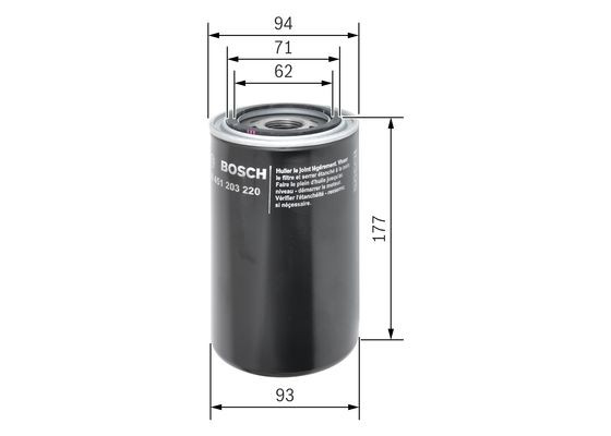 BOSCH Ölfilter