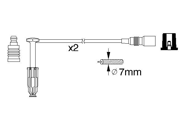 BOSCH Zündleitungssatz BOSCH Zündleitungssatz