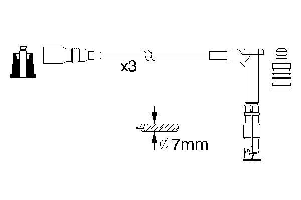 BOSCH Zündleitungssatz BOSCH Zündleitungssatz