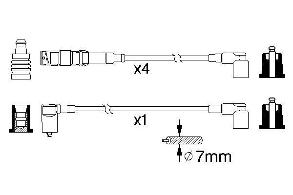 BOSCH Zündleitungssatz BOSCH Zündleitungssatz