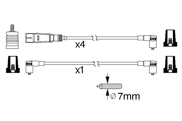 BOSCH Zündleitungssatz BOSCH Zündleitungssatz