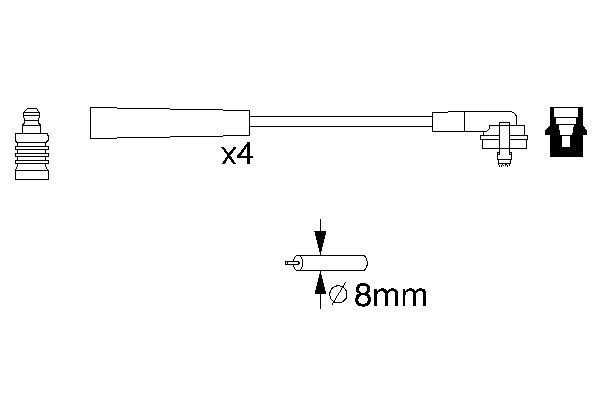 BOSCH Zündleitungssatz BOSCH Zündleitungssatz
