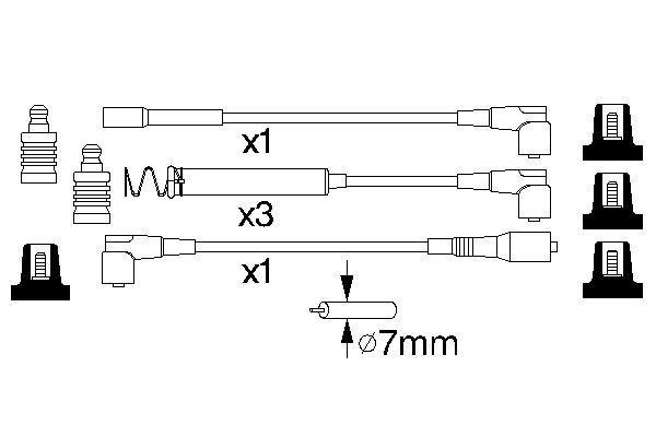BOSCH Zündleitungssatz BOSCH Zündleitungssatz