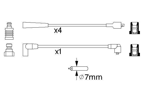 BOSCH Zündleitungssatz BOSCH Zündleitungssatz