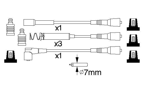 BOSCH Zündleitungssatz BOSCH Zündleitungssatz