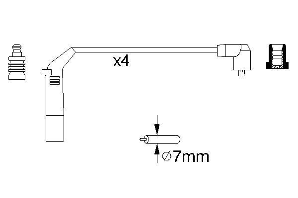 BOSCH Zündleitungssatz BOSCH Zündleitungssatz