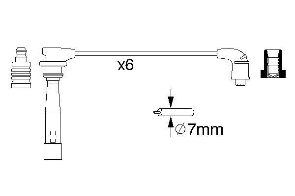 BOSCH Zündleitungssatz