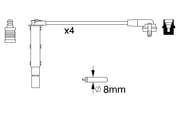 BOSCH Zündleitungssatz BOSCH Zündleitungssatz
