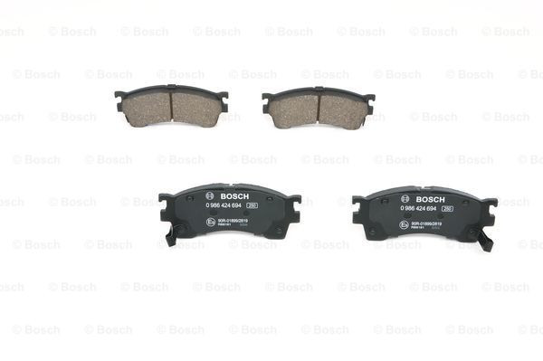 BOSCH Bremsbelagsatz, Scheibenbremse