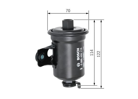 BOSCH Kraftstofffilter BOSCH Kraftstofffilter