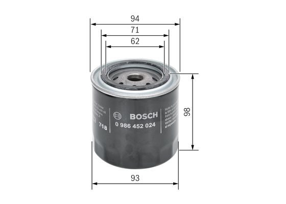 BOSCH Ölfilter