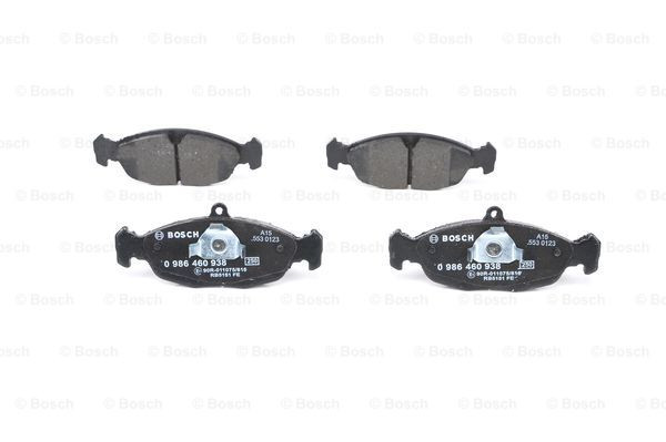 BOSCH Bremsbelagsatz, Scheibenbremse