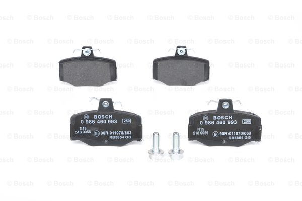 BOSCH Bremsbelagsatz, Scheibenbremse