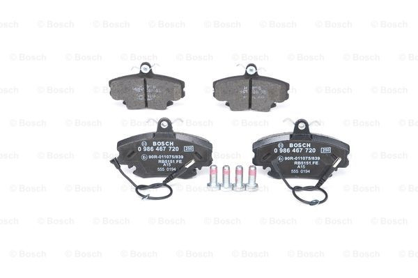 BOSCH Bremsbelagsatz, Scheibenbremse