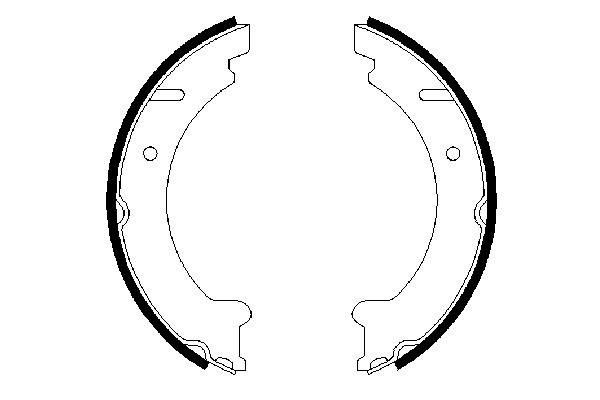 BOSCH Bremsbackensatz, Feststellbremse