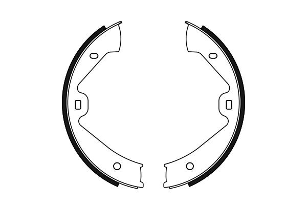 BOSCH Bremsbackensatz, Feststellbremse