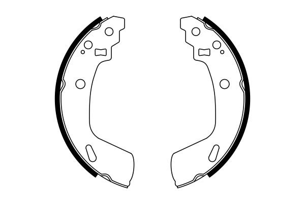 BOSCH Bremsbackensatz
