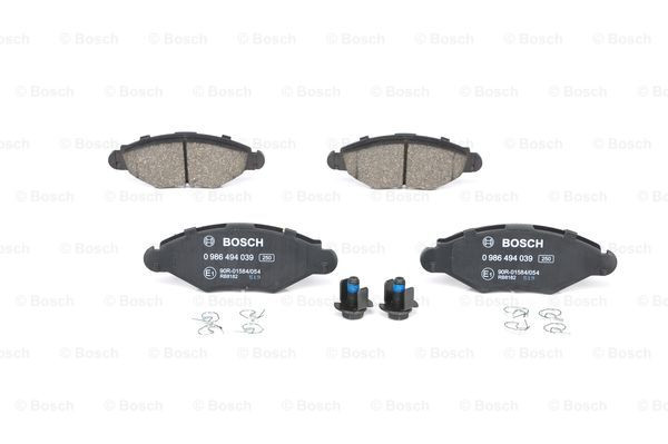 BOSCH Bremsbelagsatz, Scheibenbremse