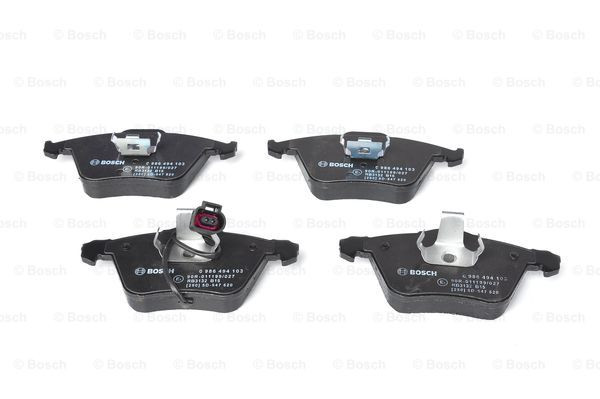 BOSCH Bremsbelagsatz, Scheibenbremse