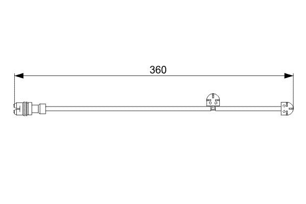 BOSCH Warnkontakt, Bremsbelagverschleiß