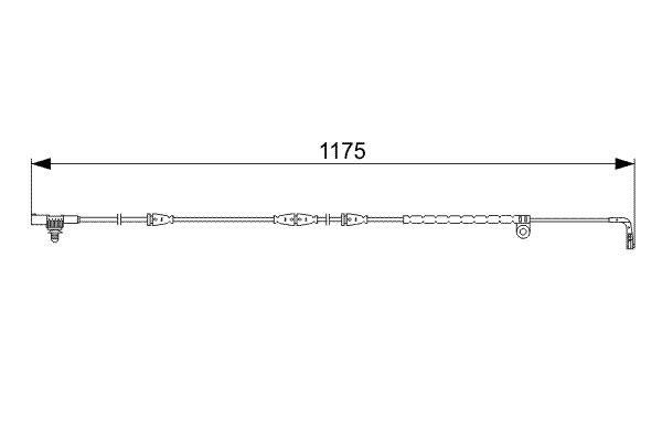 BOSCH Warnkontakt, Bremsbelagverschleiß