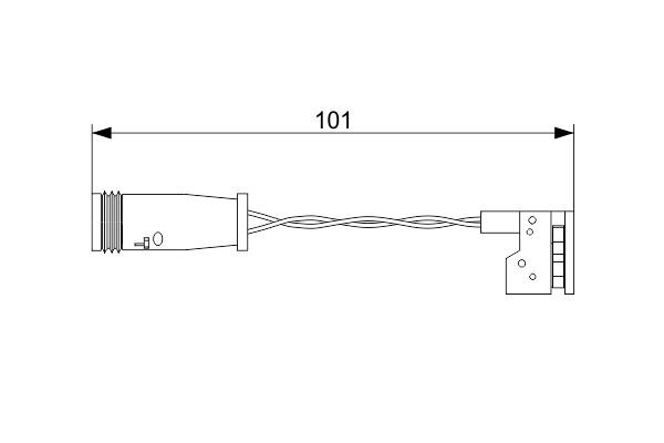 BOSCH Warnkontakt, Bremsbelagverschleiß