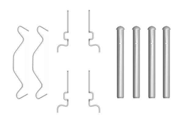 BOSCH Zubehörsatz, Scheibenbremsbelag