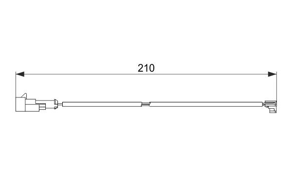 BOSCH Warnkontakt, Bremsbelagverschleiß
