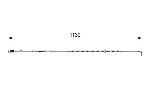 BOSCH Warnkontakt, Bremsbelagverschleiß