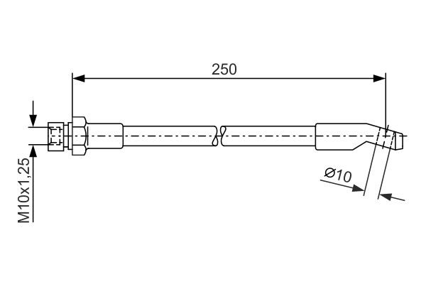 BOSCH Bremsschlauch