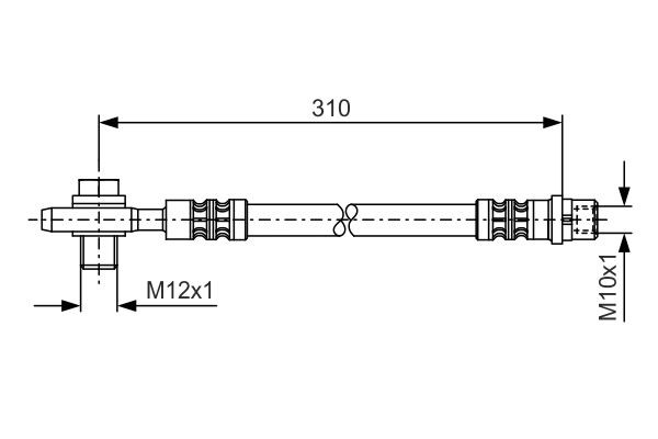 BOSCH Bremsschlauch