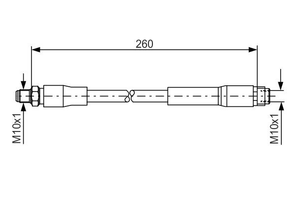 BOSCH Bremsschlauch