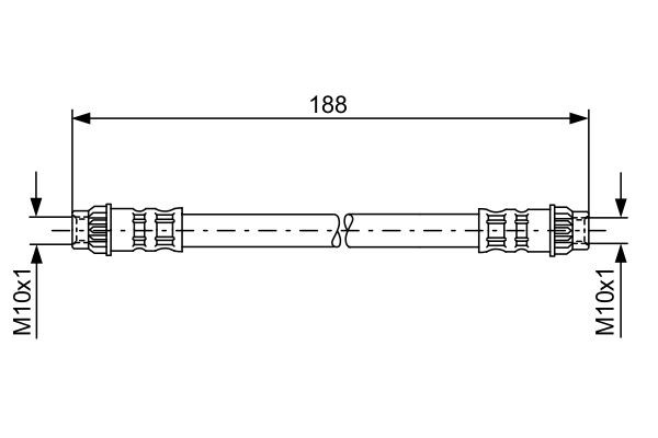 BOSCH Bremsschlauch