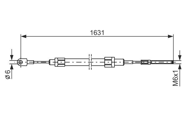 BOSCH Seilzug, Feststellbremse