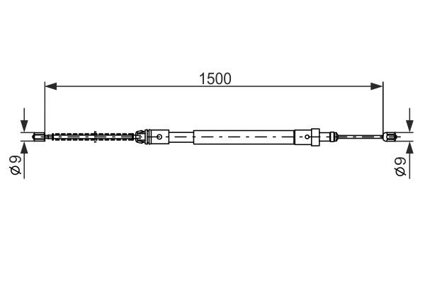 BOSCH Seilzug, Feststellbremse