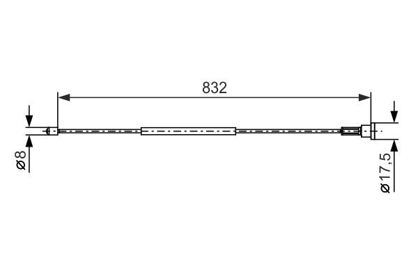 BOSCH Seilzug, Feststellbremse