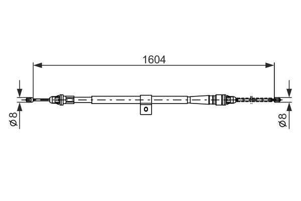 BOSCH Seilzug, Feststellbremse