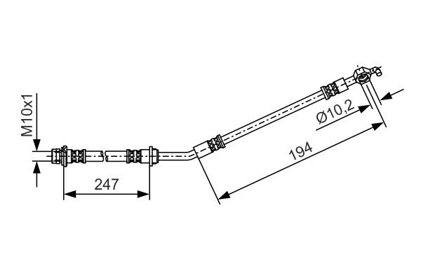 BOSCH Bremsschlauch
